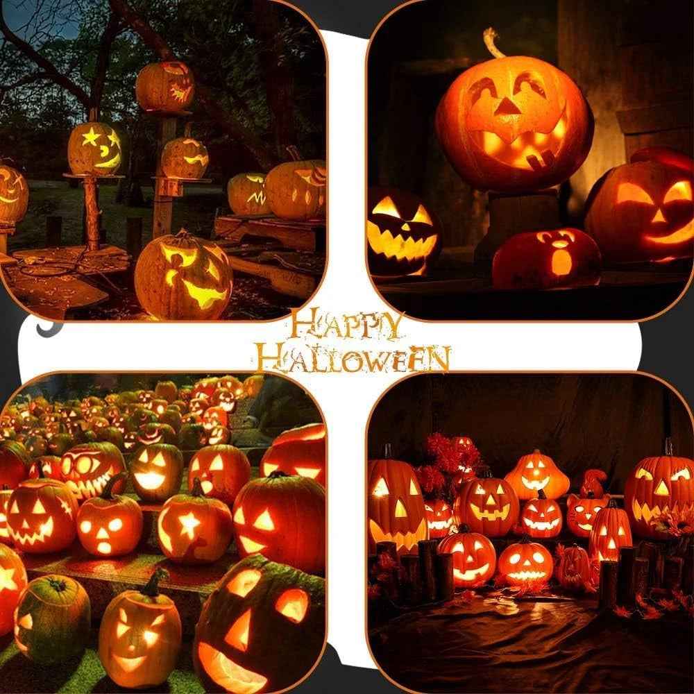 Pumpkin Carving Kit, Halloween Professional Pumpkin Cutting Supplies Tools with Carrying Bag, 10 Pcs - BINZAAR