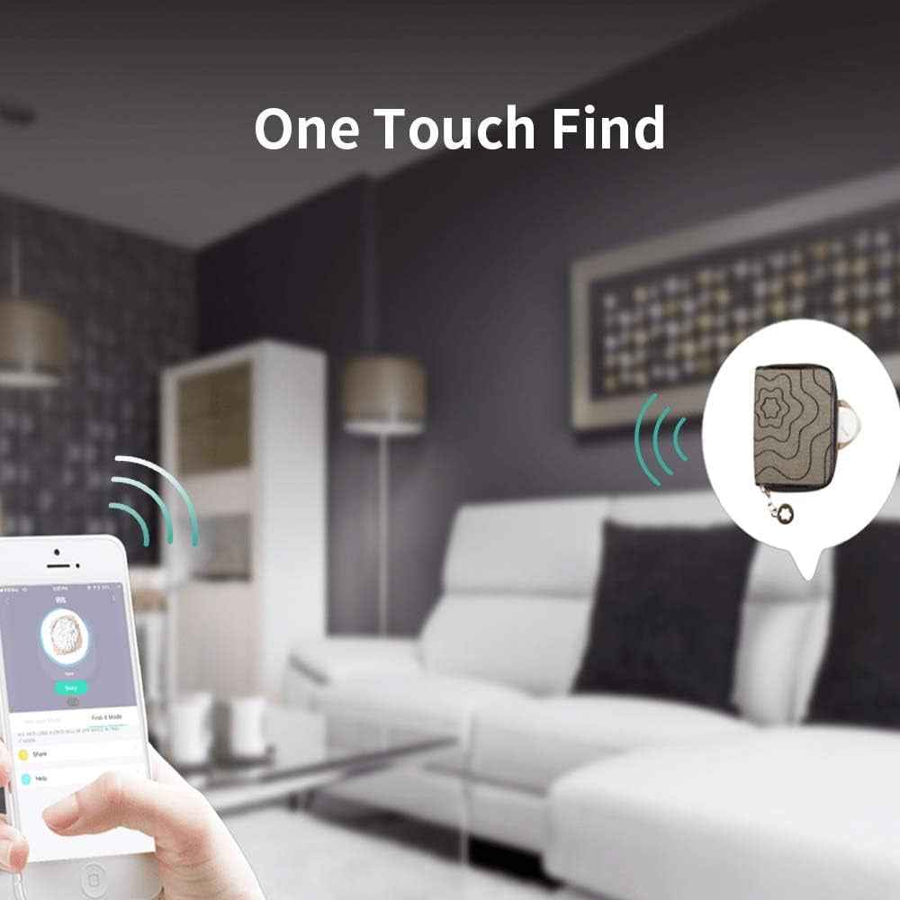 Focus Key Finder Smart Tracker Anti-Lost Alarm Item Locator Wireless for Key Phone Wallet Pet Bluetooth Tracking Device, Battery Can Be Replaced (Gold & Black, 2 Pack) - BINZAAR