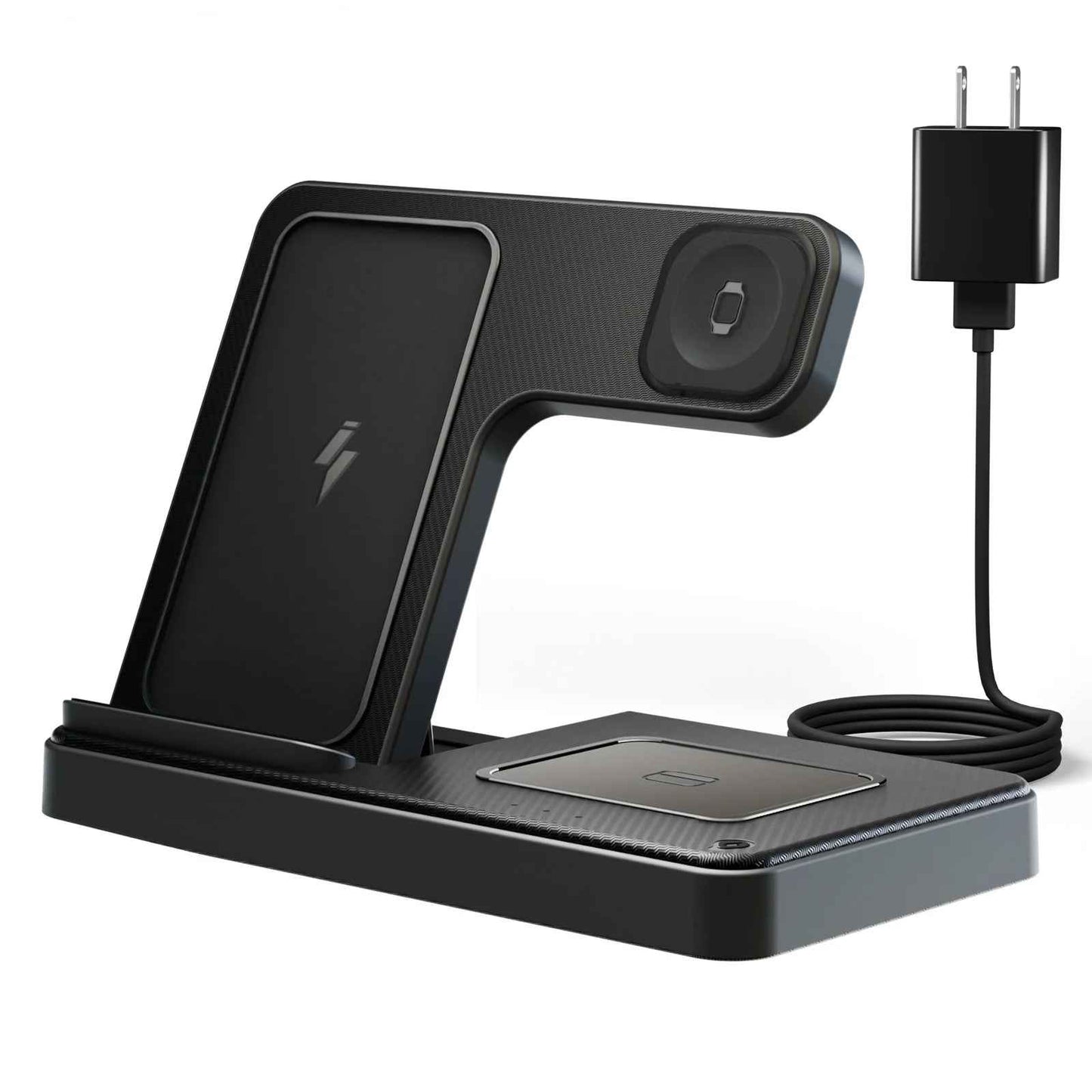 Wireless Charger, Magnetic Fast Charging Stand Compatible with Iphone 16 15 14 13 12 11 Pro Max plus XS XR X 8, for Apple Watch 9 8 7 6 5 4 3 2 SE, for Airpods 3 2 Pro, 3 in 1 Charging Station - BINZAAR