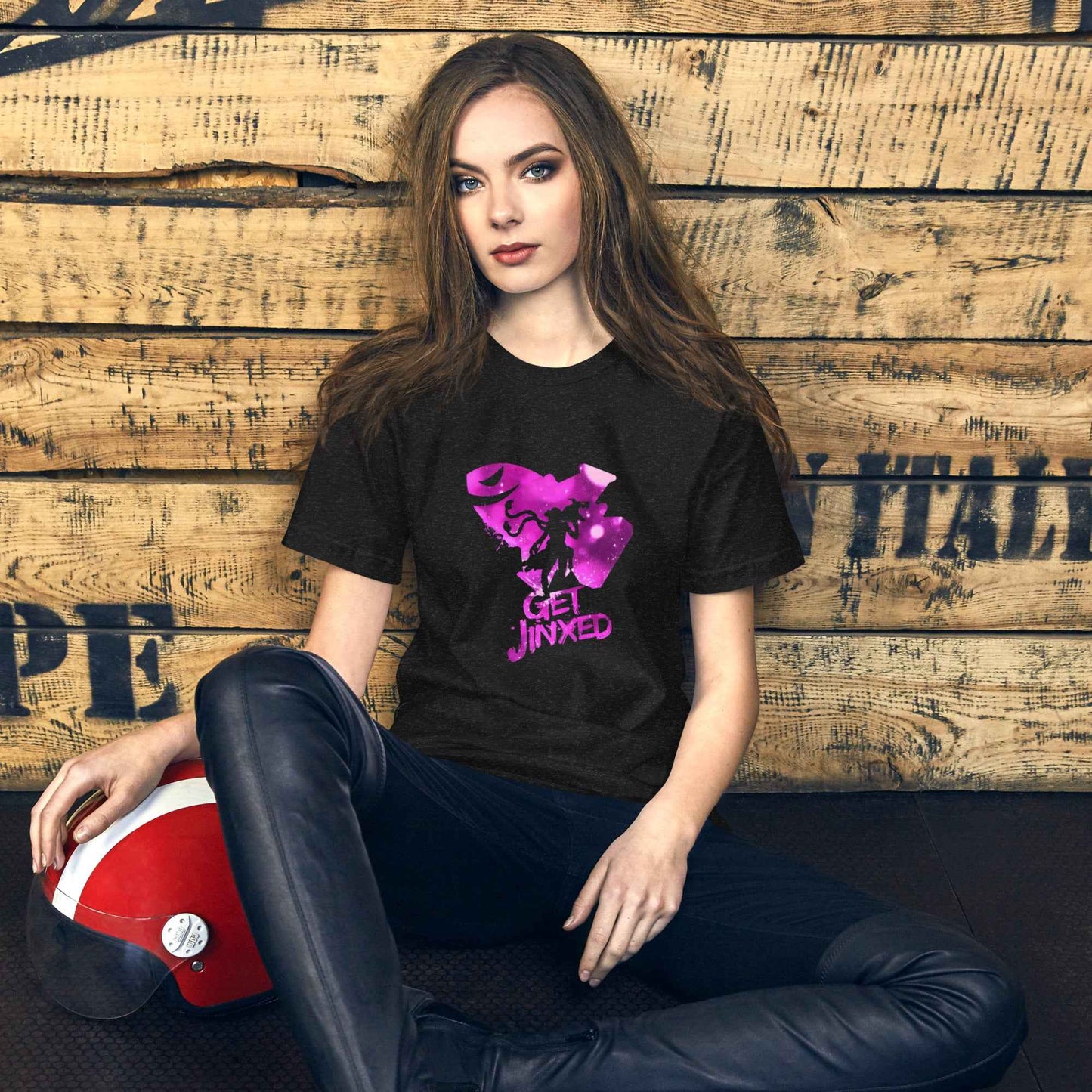 Unisex T-Shirt featuring Arcane Jinx - Get Jinxed Style - BINZAAR
