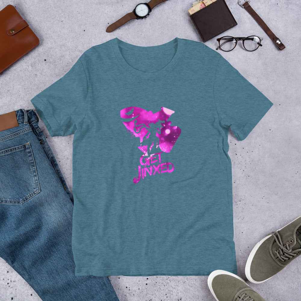 Unisex T-Shirt featuring Arcane Jinx - Get Jinxed Style - BINZAAR