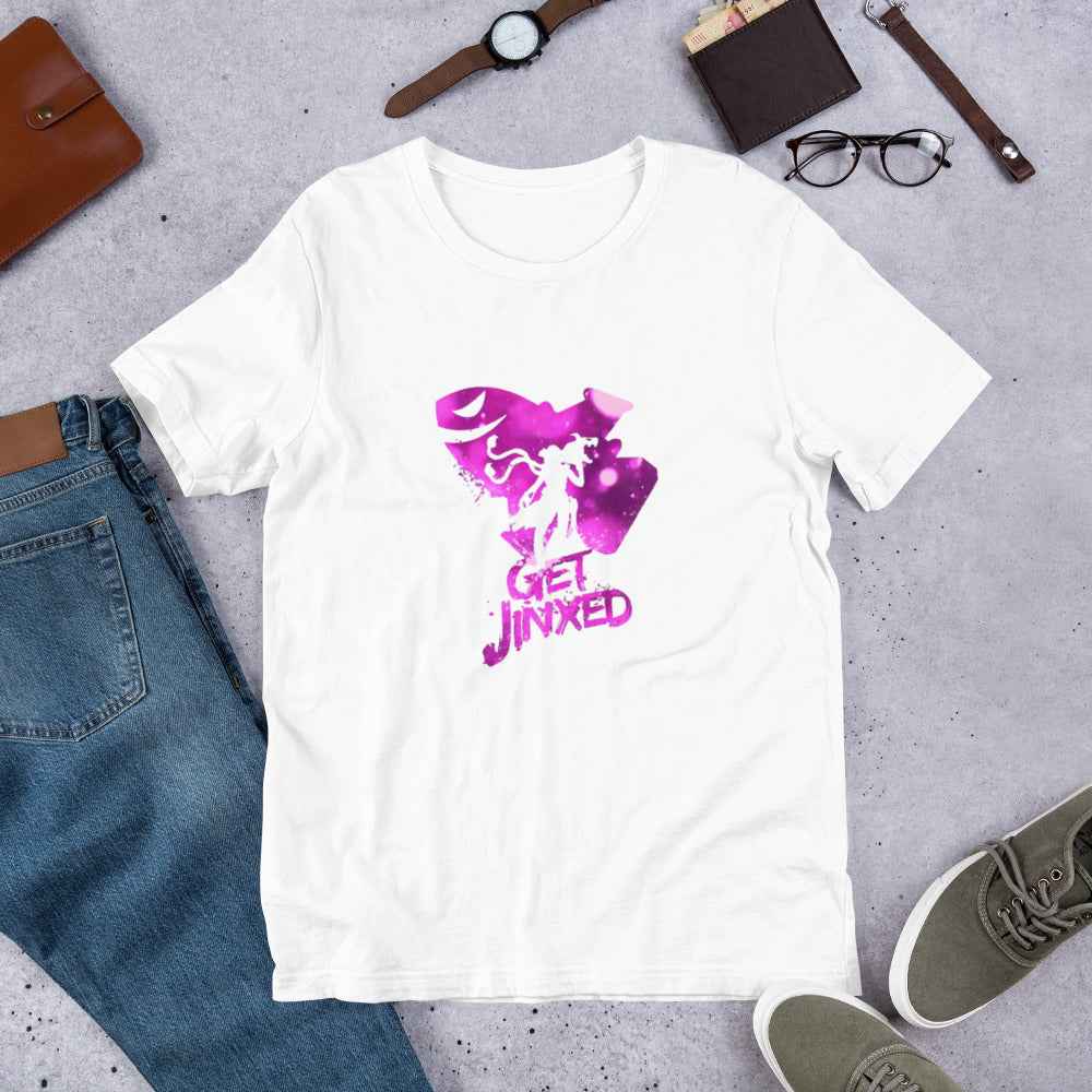 Unisex T-Shirt featuring Arcane Jinx - Get Jinxed Style - BINZAAR