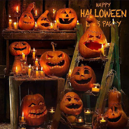 Pumpkin Carving Kit, Halloween Professional Pumpkin Cutting Supplies Tools with Carrying Bag, 10 Pcs - BINZAAR